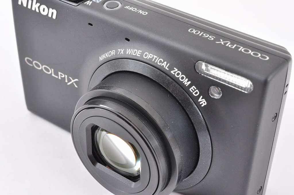 Nikon COOLPIX S6100 Black 16MP Compact Digital Camera 7x